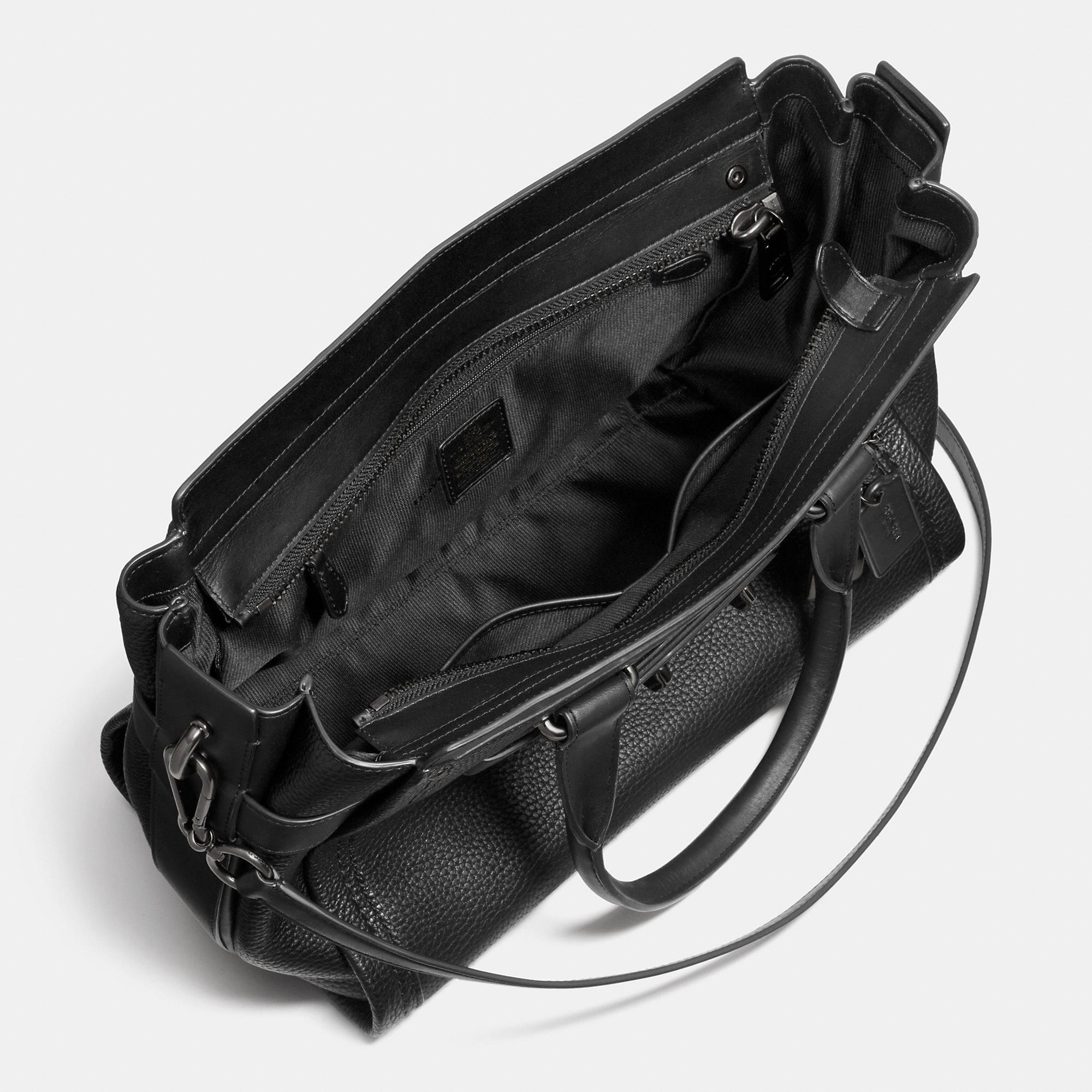 Causual Coach Swagger Carryall In Pebble Leather Causual Coach Swagger Carryall In Pebble Leather